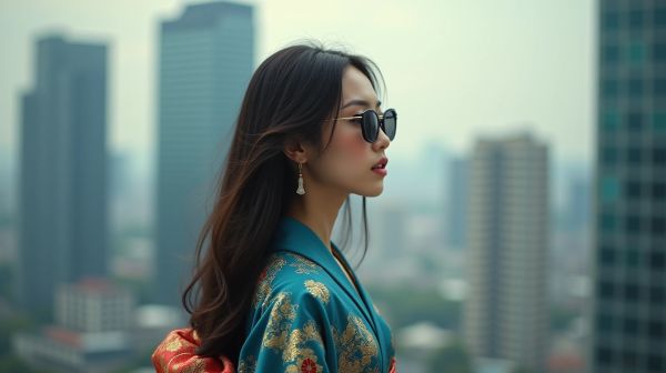 Lorsque le kimono femme devient l'emblème de la mode moderne